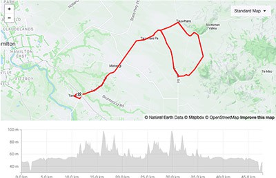 Dynamo Events - Grassroots Trust Waikato Tour - Stage 3 - Map 3